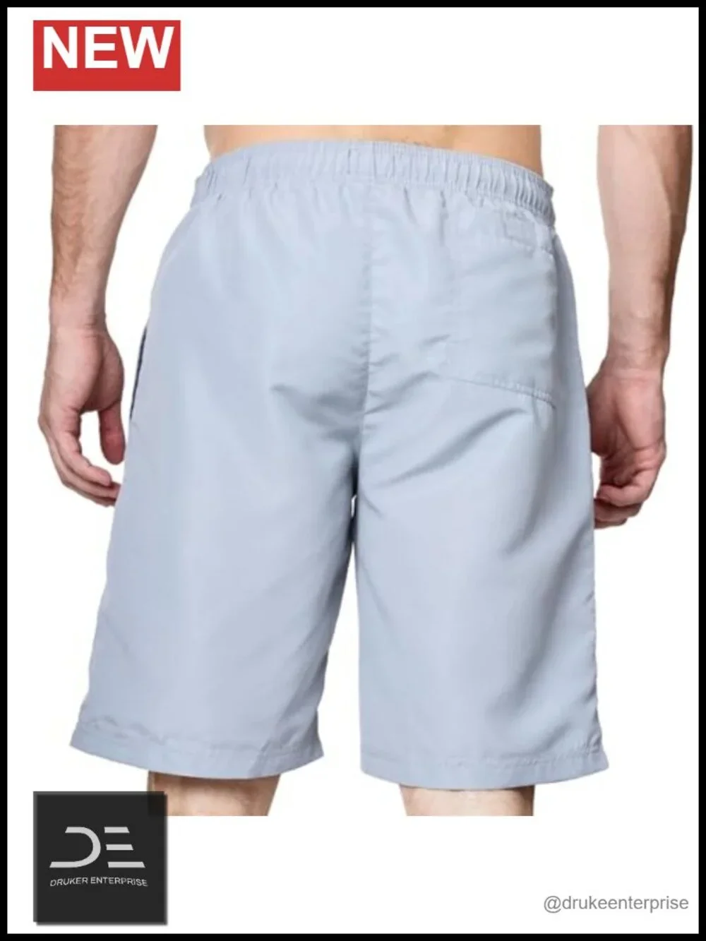 Quick Dry Board Shorts for Men, Adjustable Waist, 10 Inseam
